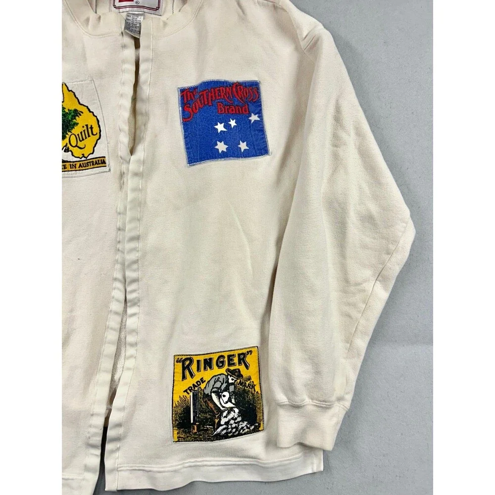 Vintage 80/90s Australian Patchwork Jacket XL DZ Sportswear Koala Southern Cross